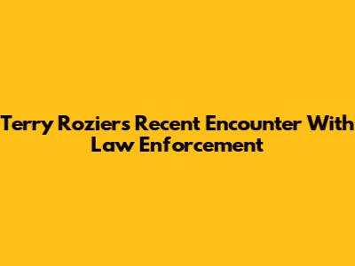 Terry Rozier's Recent Encounter With Law Enforcement